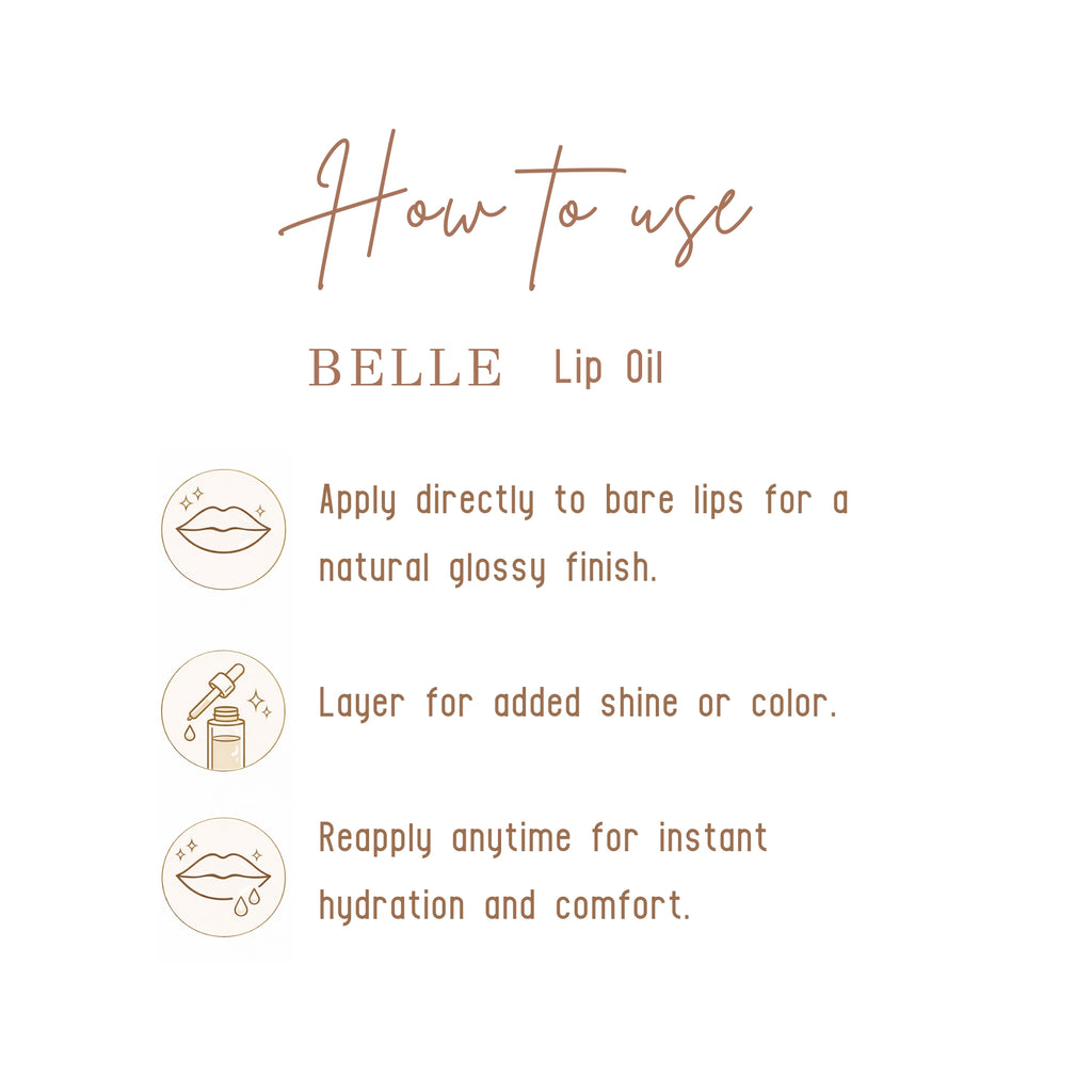 BELLE Lip Oil | Color-Changing & Tinted Shades