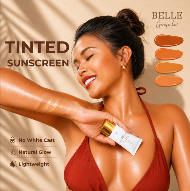 BELLE Sheer Skin Tint SPF55 PA++++ (CC Tint) - Sunscreen