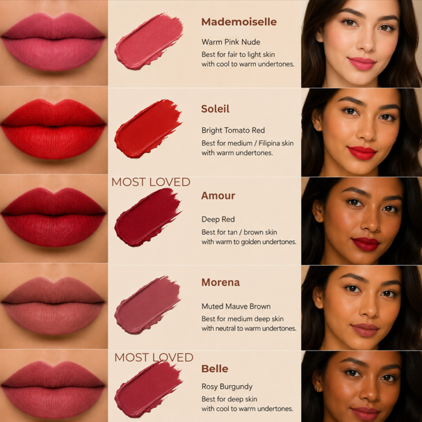 BELLE Velvet Ink Liquid Lipstick