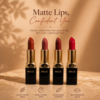 BELLE Matte Perfection Lipstick – Lightweight, Non-Drying Finish