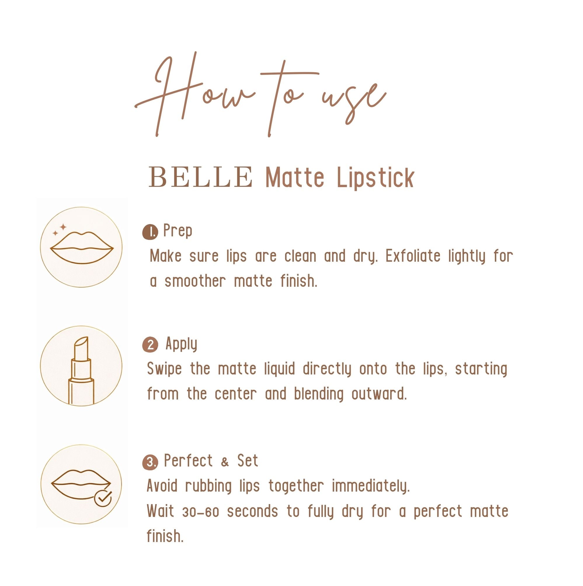 BELLE Matte Liquid Lipstick |  Pigmented