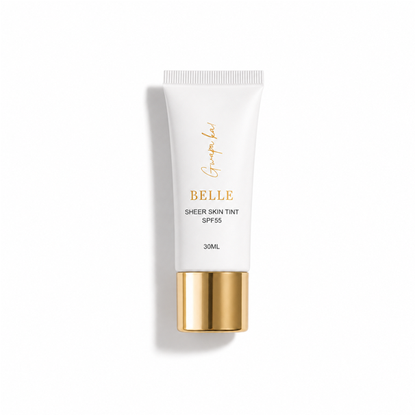 BELLE Sheer Skin Tint SPF55 PA++++ (CC Tint) - Sunscreen