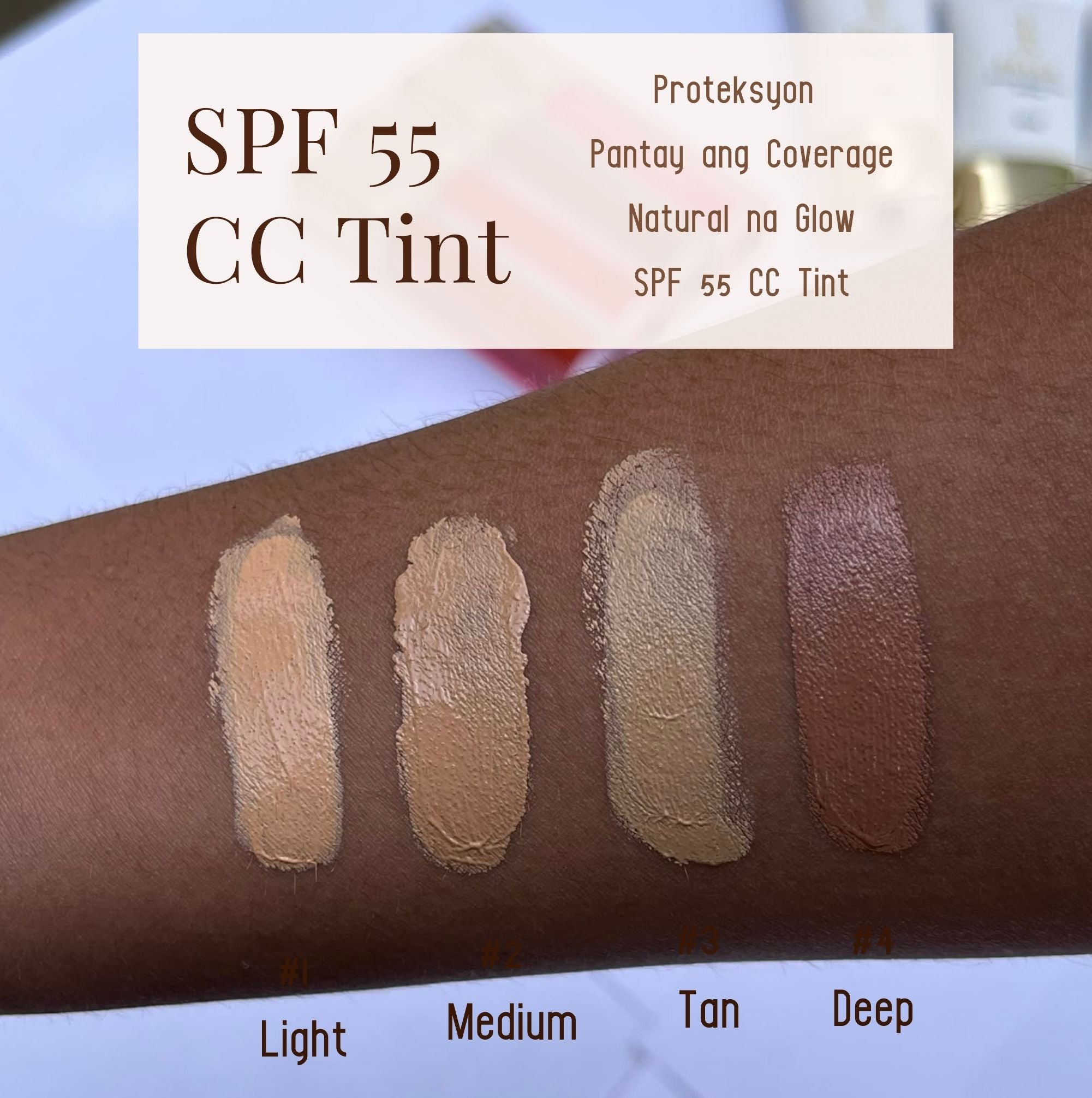BELLE Sheer Skin Tint SPF 55 (CC Tint) - Sunscreen