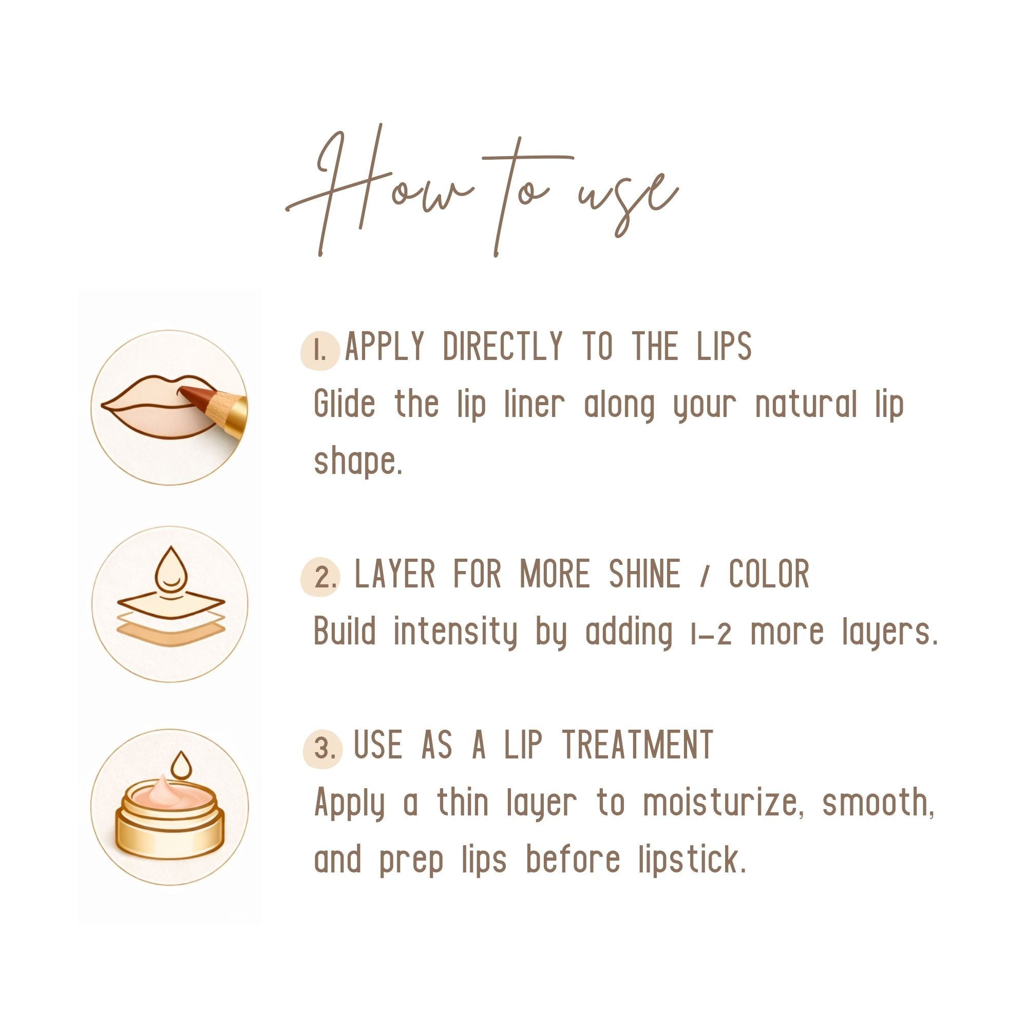 BELLE Lip Liner |  Creamy Precision Pencil