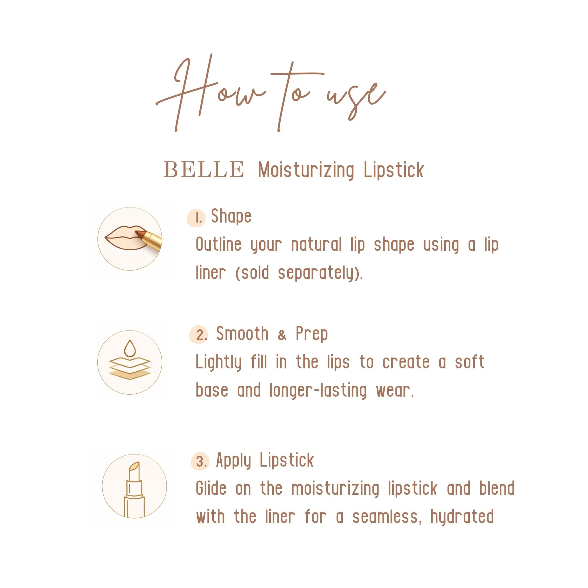 BELLE Moisture Lipstick